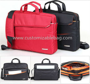 Red Ladies Oxford Briefcase 14 Inch Laptop Bags for Business , Documents