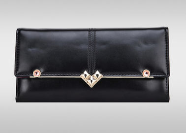 Retro pattern PU Wallet with custom acid resistant zinc alloy hardware