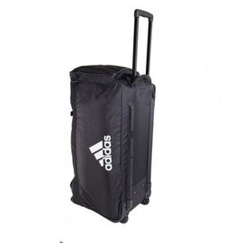 Portable green 1680D Polyester Trolley Sports Bags travel suitcase for men / women