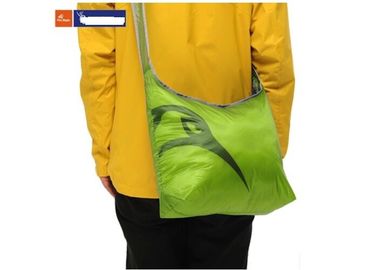 Green Lightweight Waterproof Portable Shopping Bag Cordura Messenger Bag
