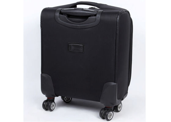 Small 16 inch  luggage 1680D nylon travel trolley bags with 360 degree rotating wheels