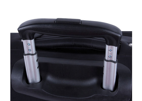 Travelling 4 wheel trolley luggage case with standard zipper lock to sideway OEM