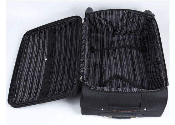 Black Compact design EVA trolley case lightweight hand luggage with 210D full linging