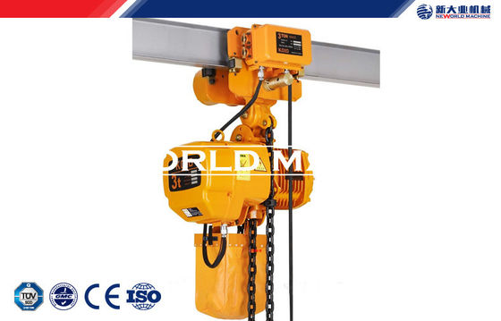 High efficiency Portable Electric Wire Rope Hoist 3 phase 220 - 440v