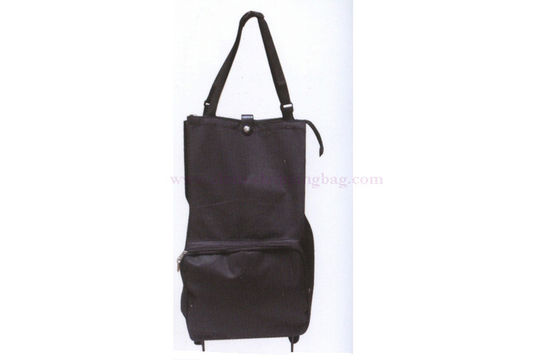 Logo - printing foldable trolley shopping tote bag  for shopping mall