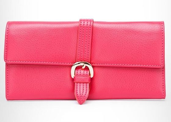 Minimalist leather Wallets with coin purse for ladies yellow , black , coffee color