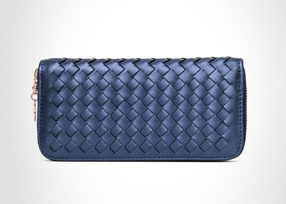 Promotional Water resistant pu leather wallet for cash and receipts for lady