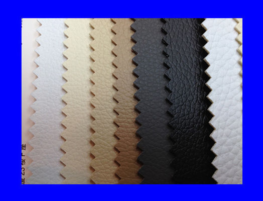 Waterproof 0.8mm Thickness Synthetic PVC Leather Upholstery Fabric For Sofa