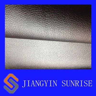 Waterproof 0.8mm Thickness Synthetic PVC Leather Upholstery Fabric For Sofa