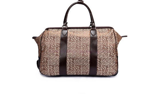 Large roller business weekend travel luggage bags with logo printing