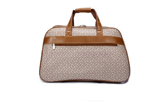 Fashionable duffel trolley travel business bag with smooth rolling wheels